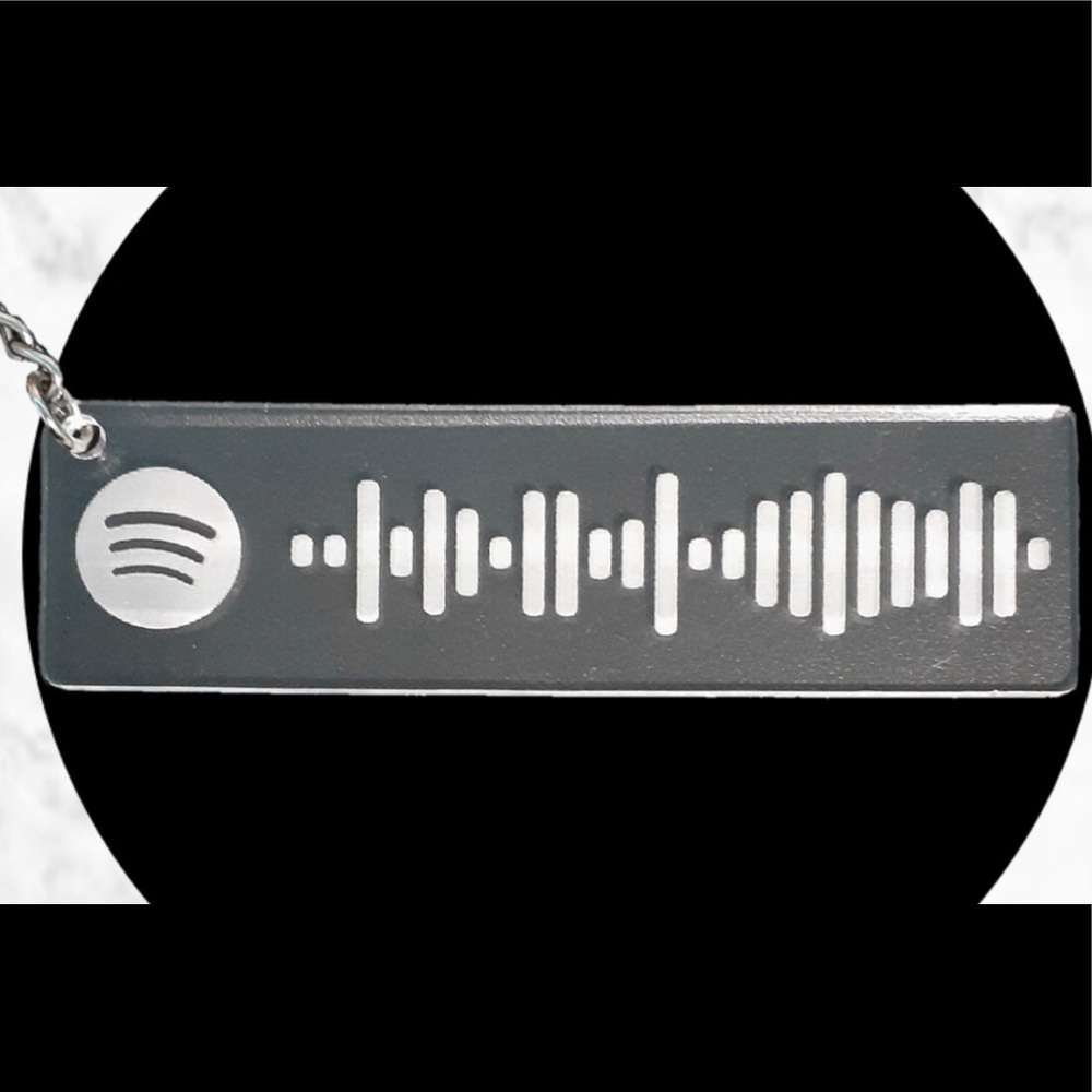 Handmade Spotify code keychain - Picture 3 of 3